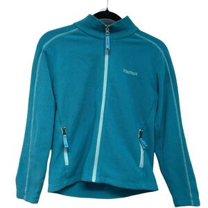 Marmot Teal Full-Zip Fleece Jacket Youth Size Large